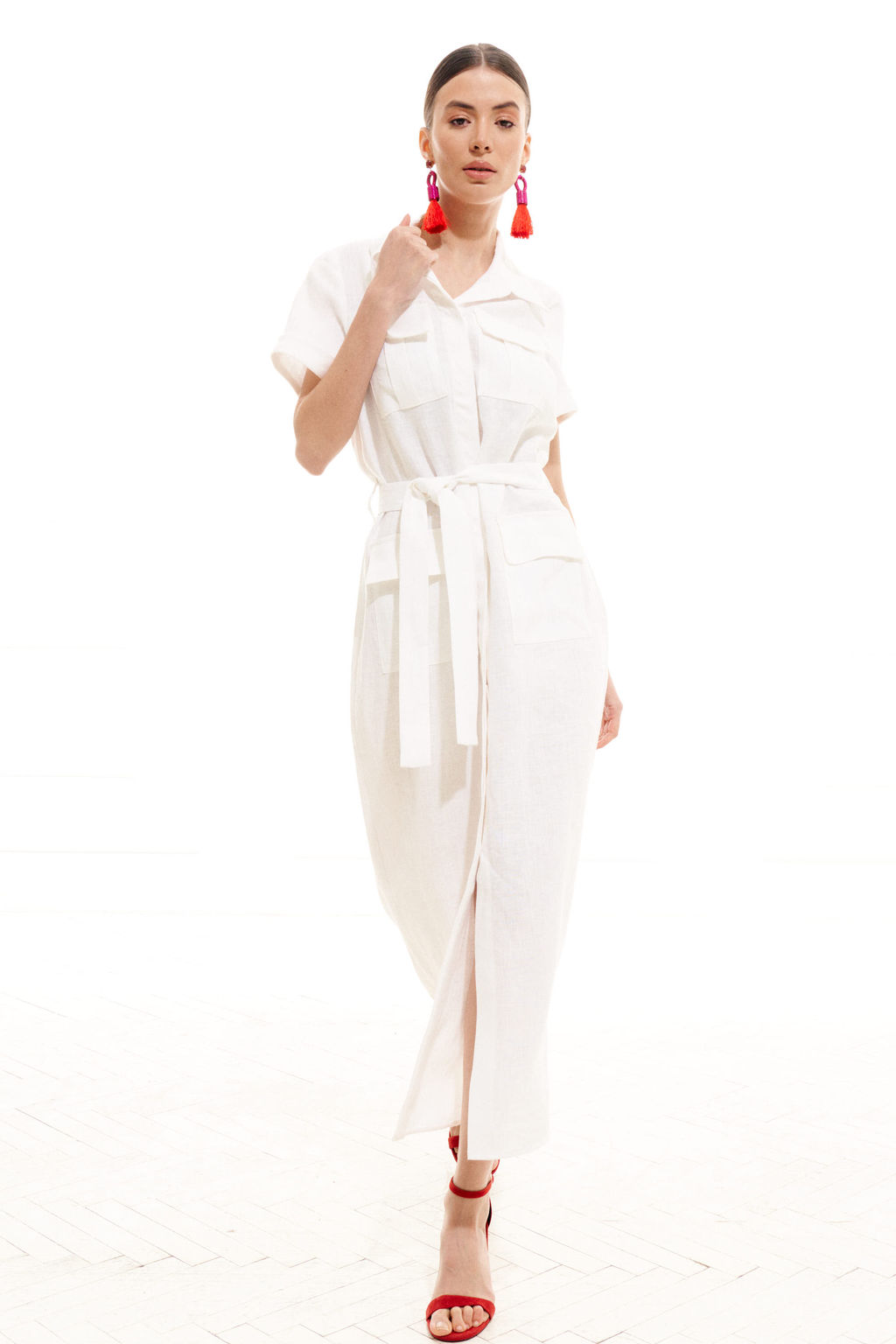 Платье 1996.1 (Лен - 100%) - Elletto фото 15