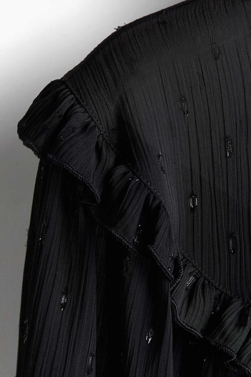 Blusa con ribetes de volante - H&m фото 7