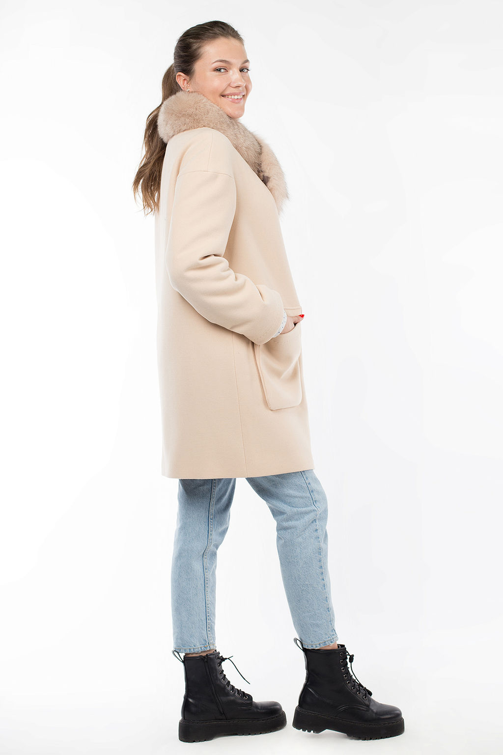 02-1798 Пальто женское утепленное - El podio фото 3