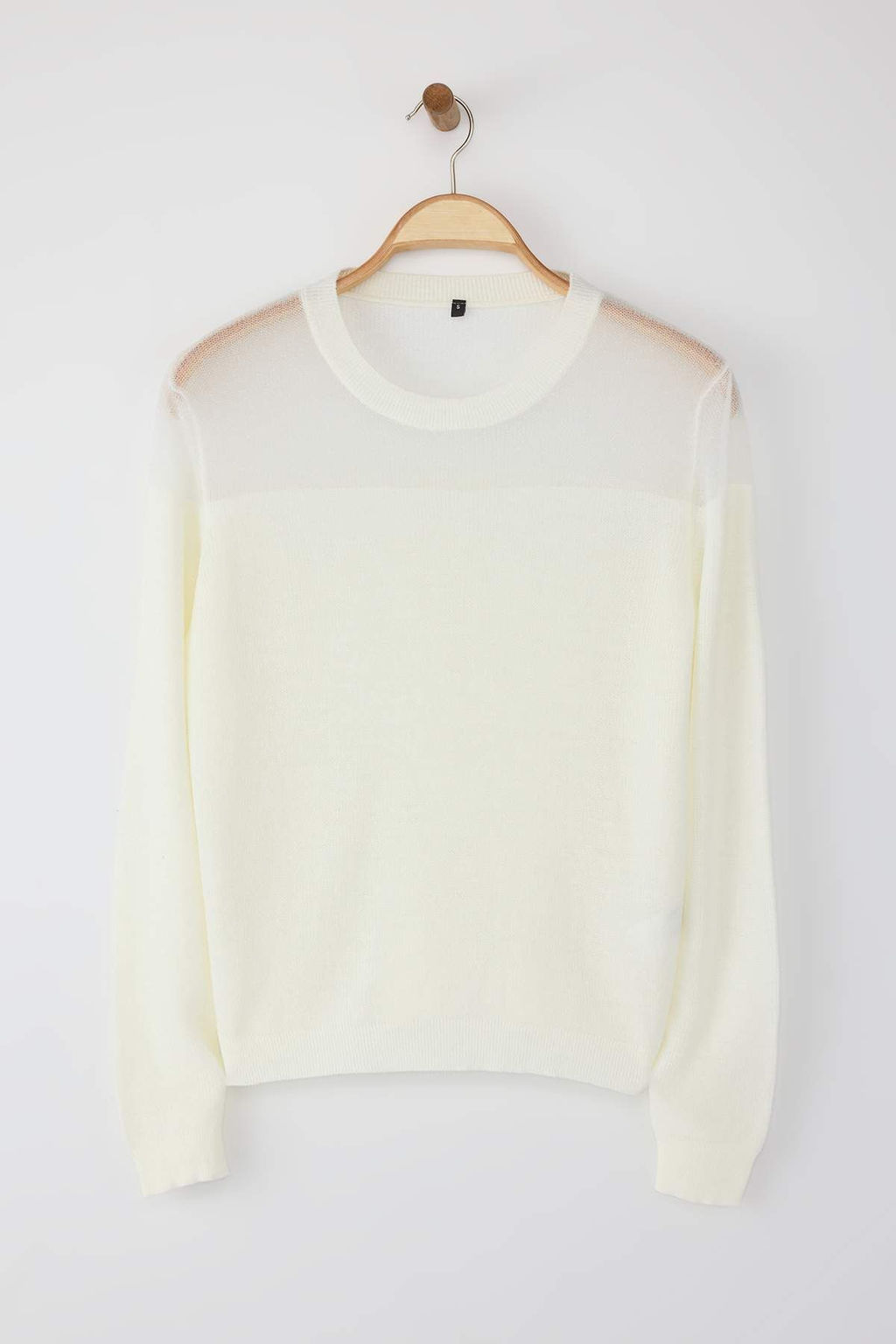 Siyah Simli Transparan Detayl? Triko Kazak TWOAW24KZ01023 - Trendyolmilla фото 20