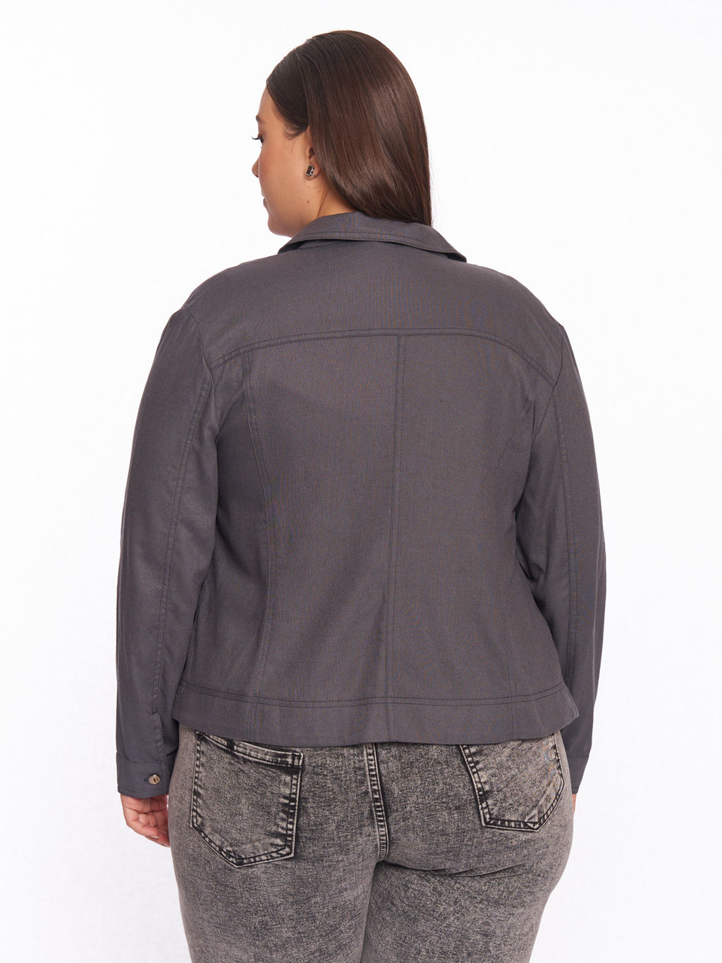 Жакет льняной ZGA08052GRY23