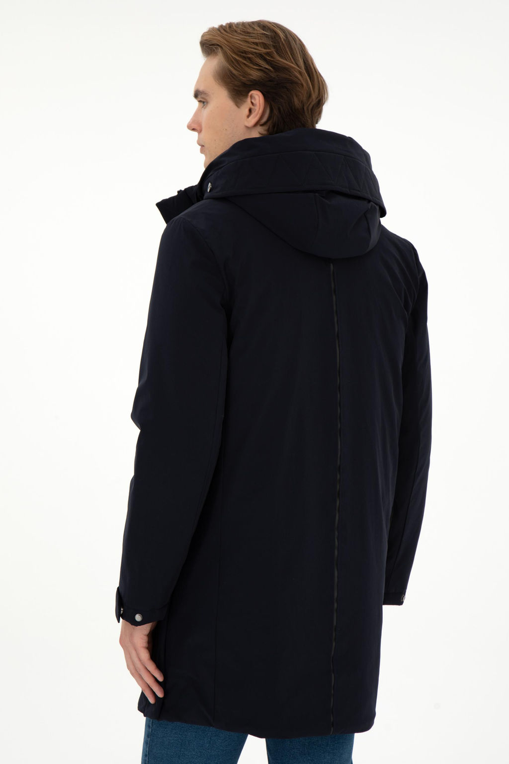 Мужское темно-синее пальто Неожиданная скидка в корзине - U.s. polo assn фото 5