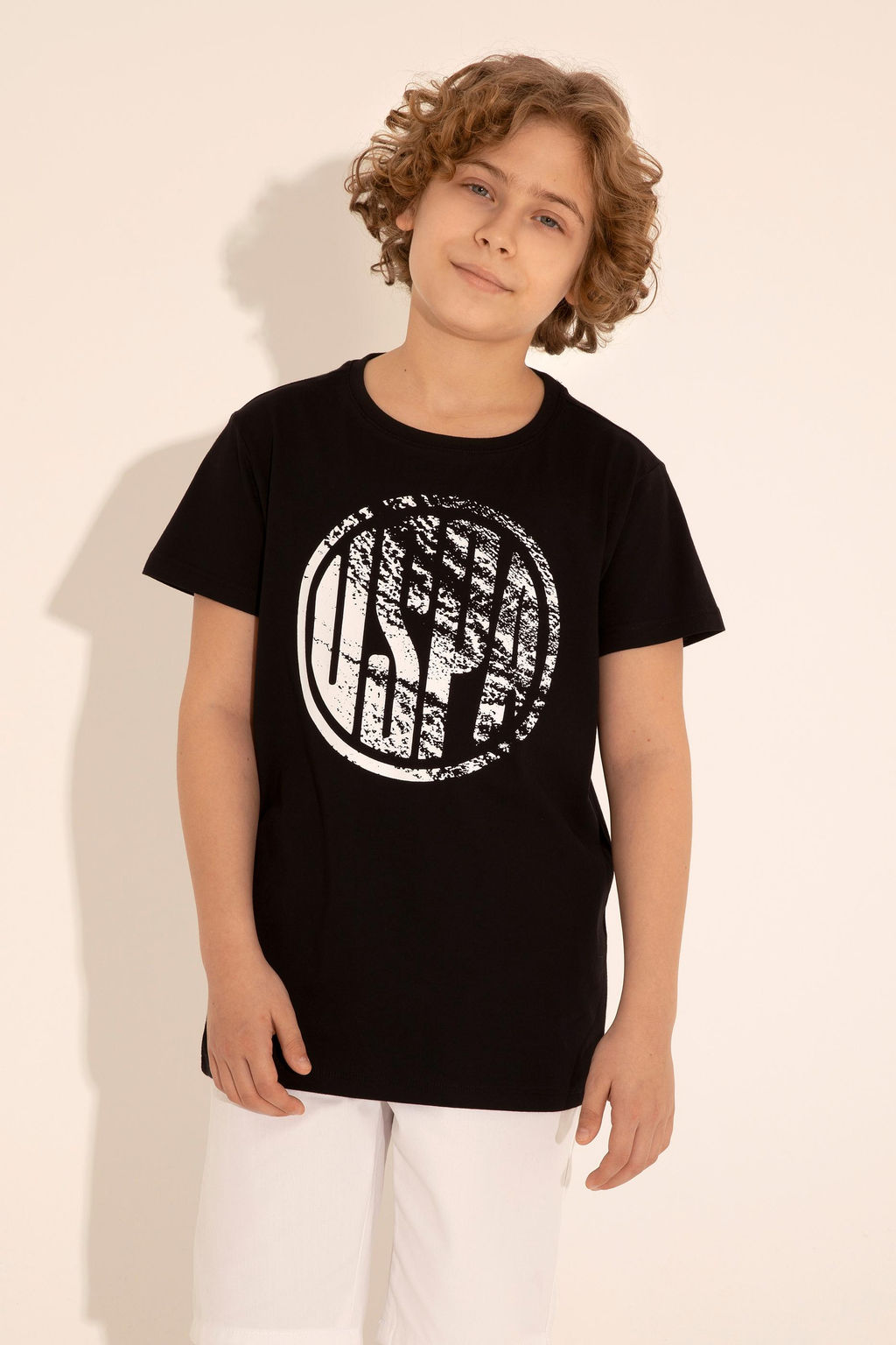 Футболка U. S. Polo Assn для мальчиков с круглым вырезом черная - U.s. polo assn фото 9