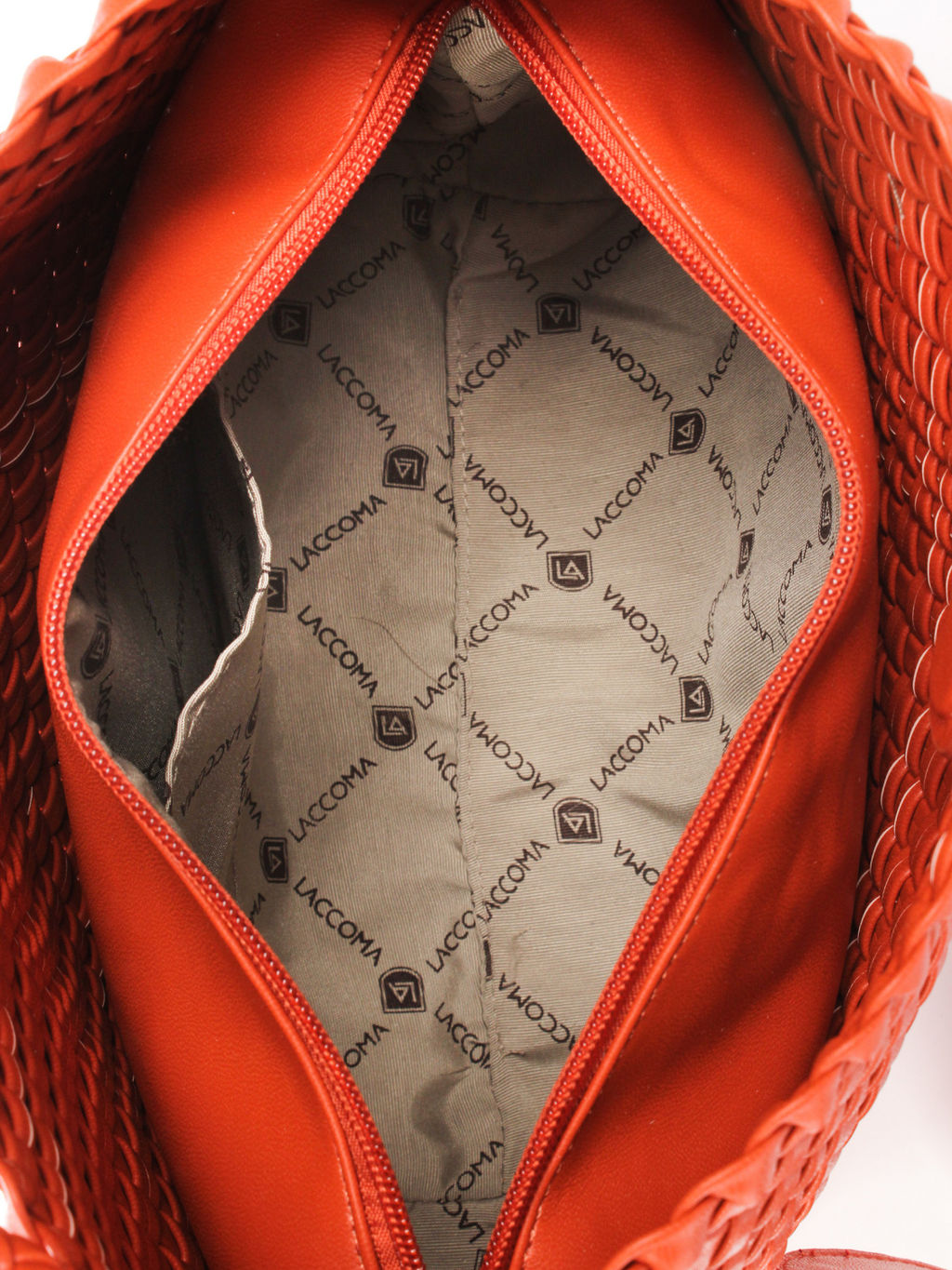 LACCOMA сумка СУ1053-2-оранжевый эко кожа хлопок  фото 4