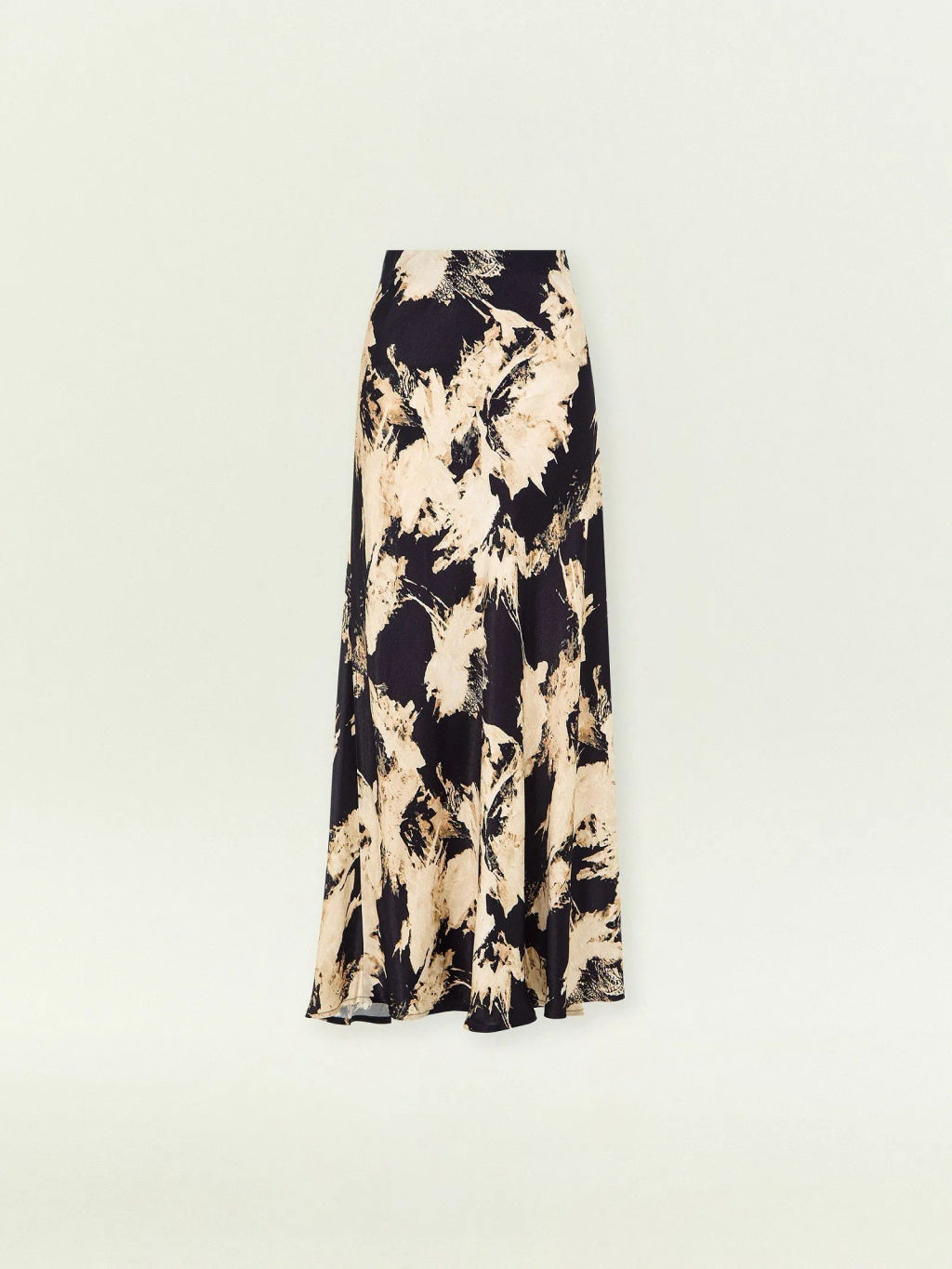 Юбка а-силуэта из вискозы, S1055/carn