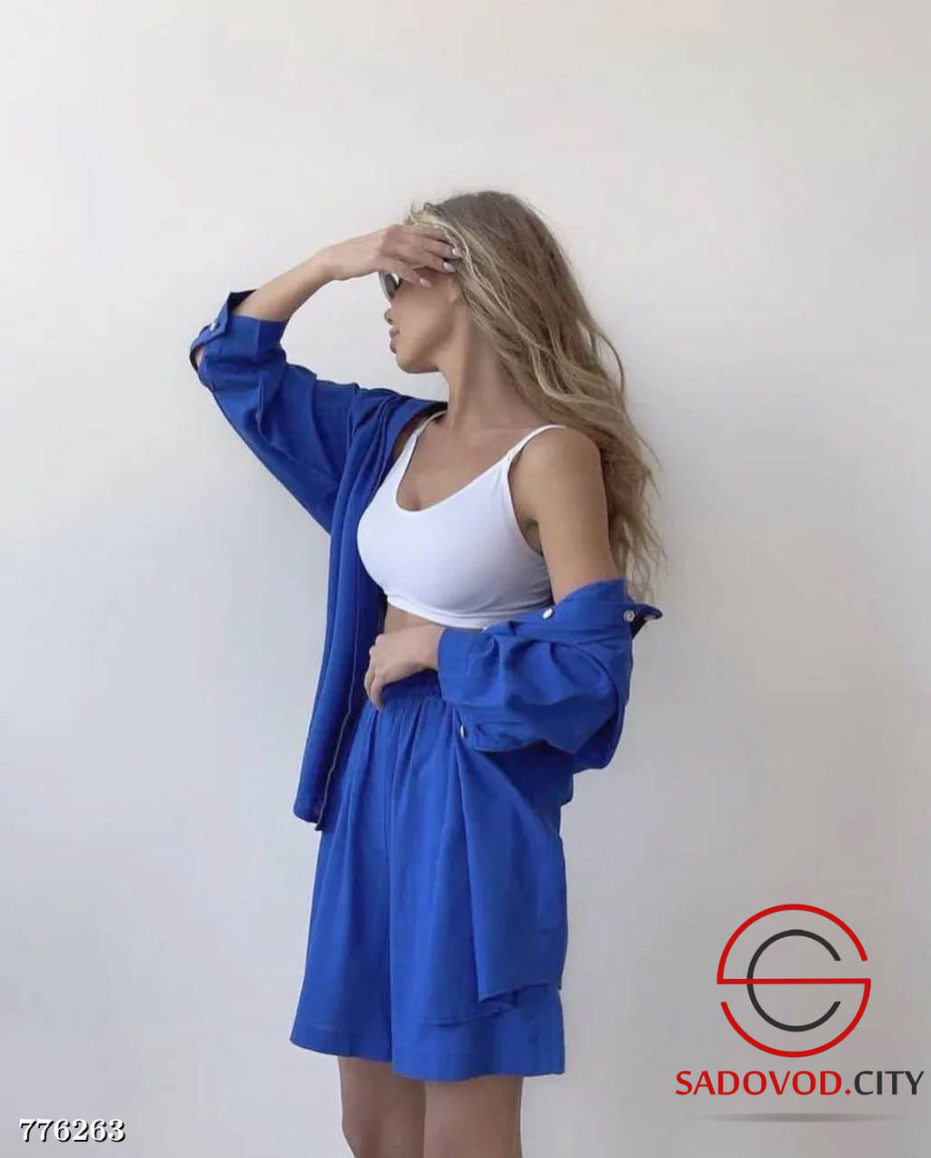 Женский костюм тройка с шортами - Zum ming фото 9