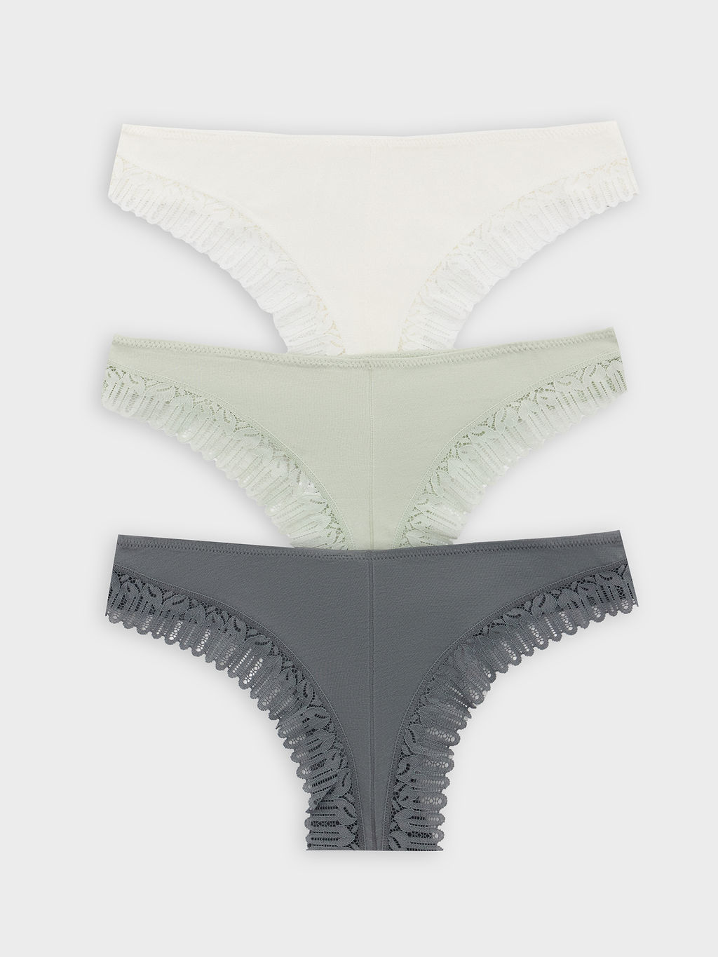 Цена за 2 штуки! Трусы бразилиана женские в наборе, 3 шт - Mark formelle фото 9