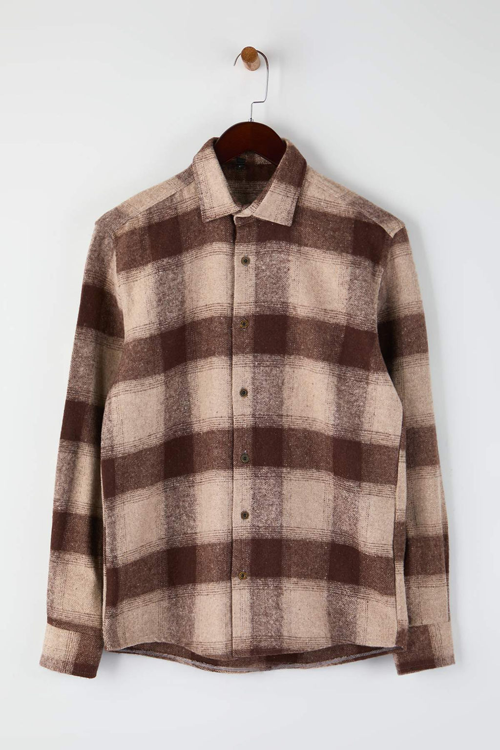 Kahverengi Regular Erkek Gomlek TMNAW26GO00037