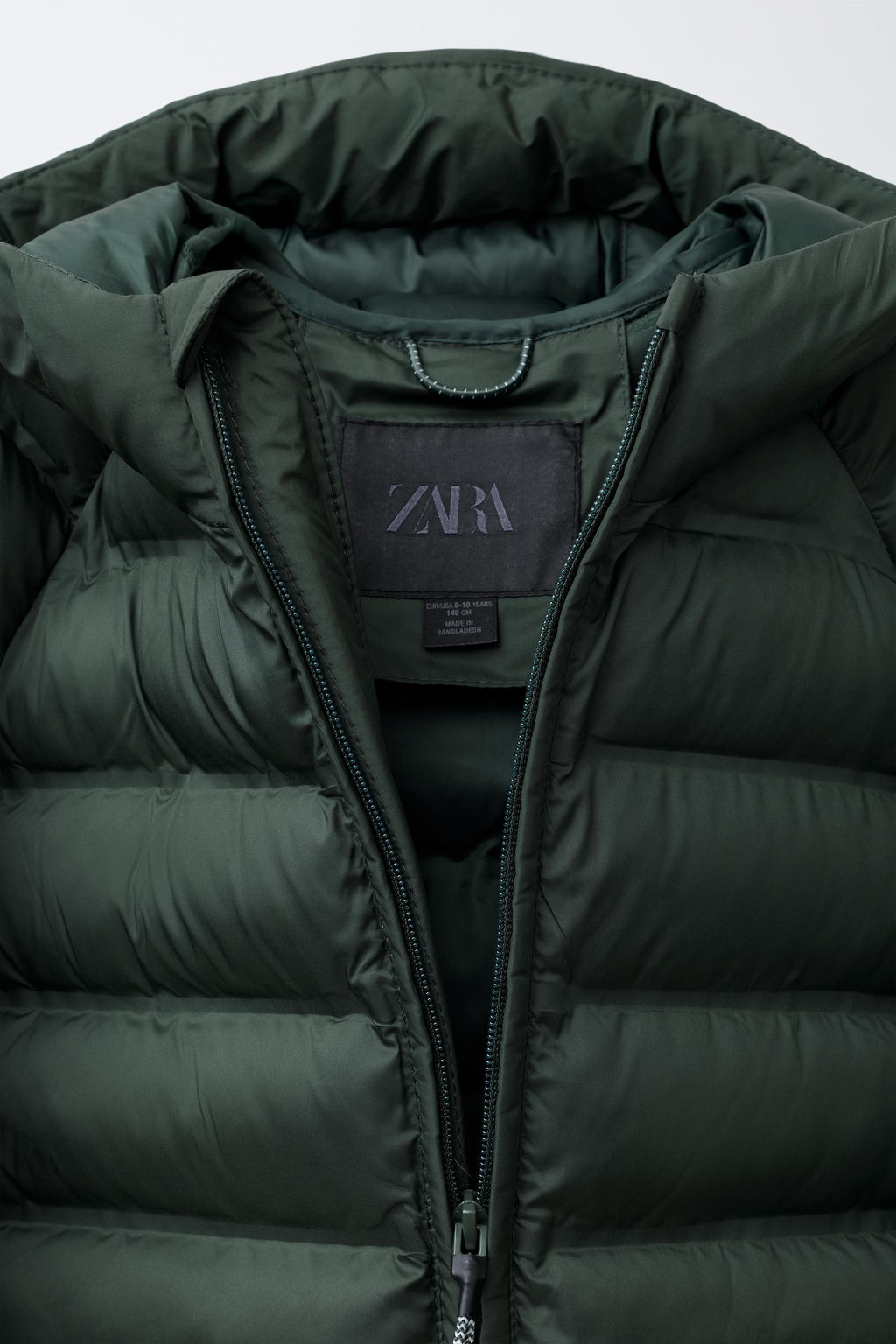 ULTRA-LIGHTWEIGHT WATER-REPELLENT HOODED JACKET - Zara фото 7