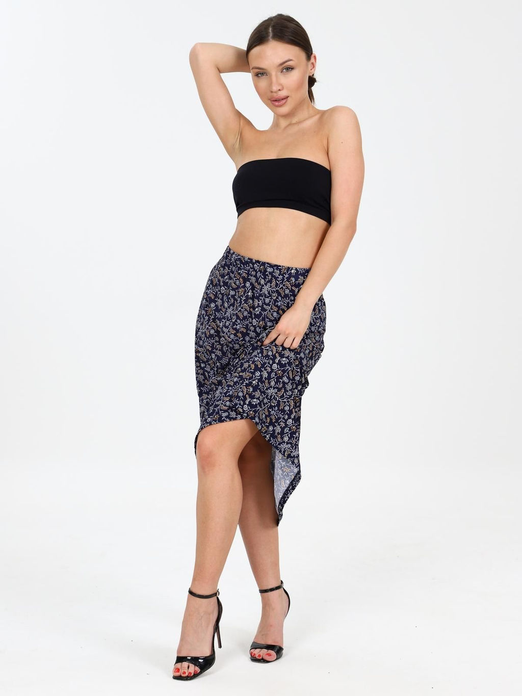 IV-CAPRIZ Тимиан - юбка синий фото 11