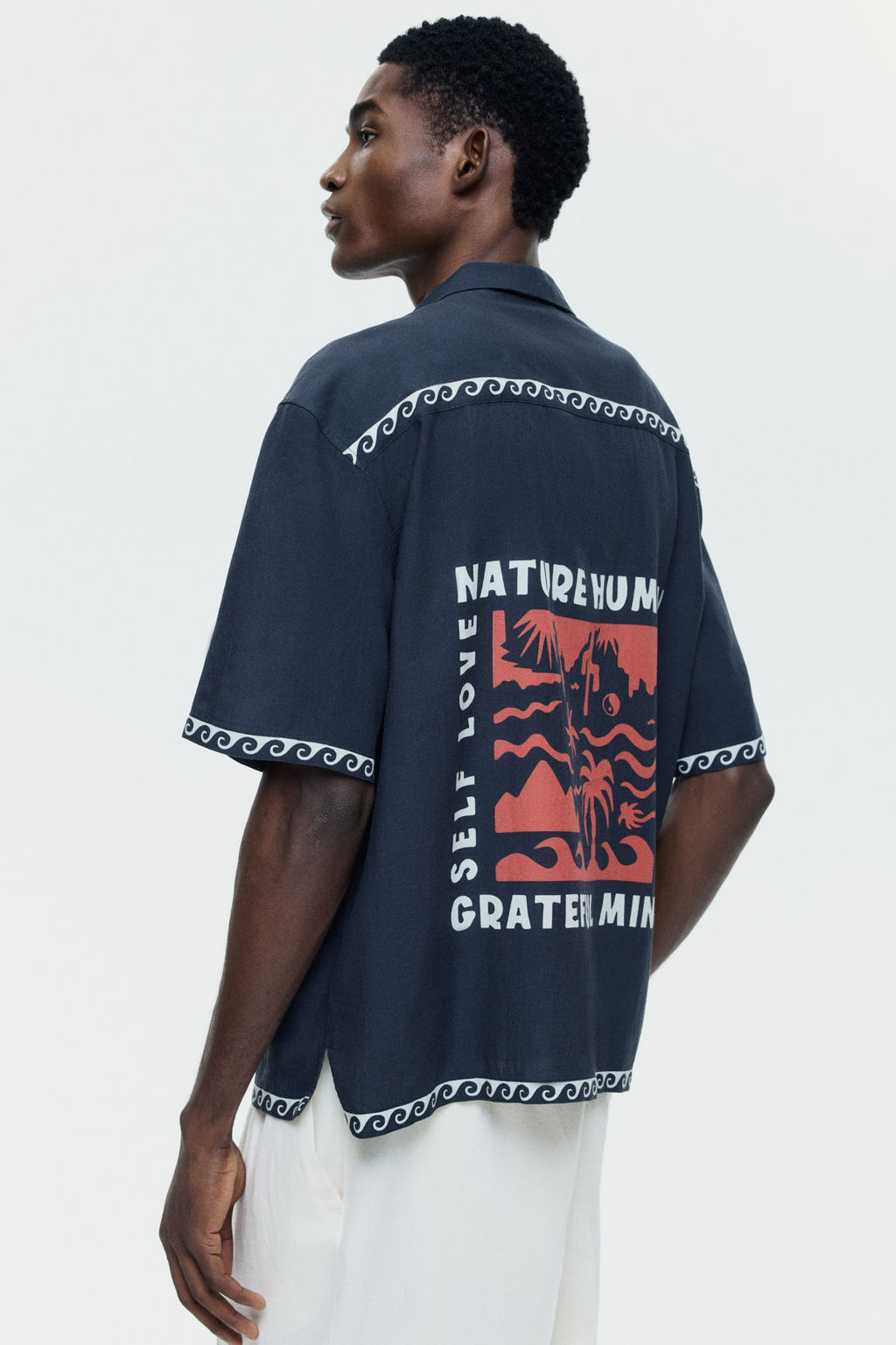 Camisa resort de algod?n Relaxed Fit - H&m фото 2