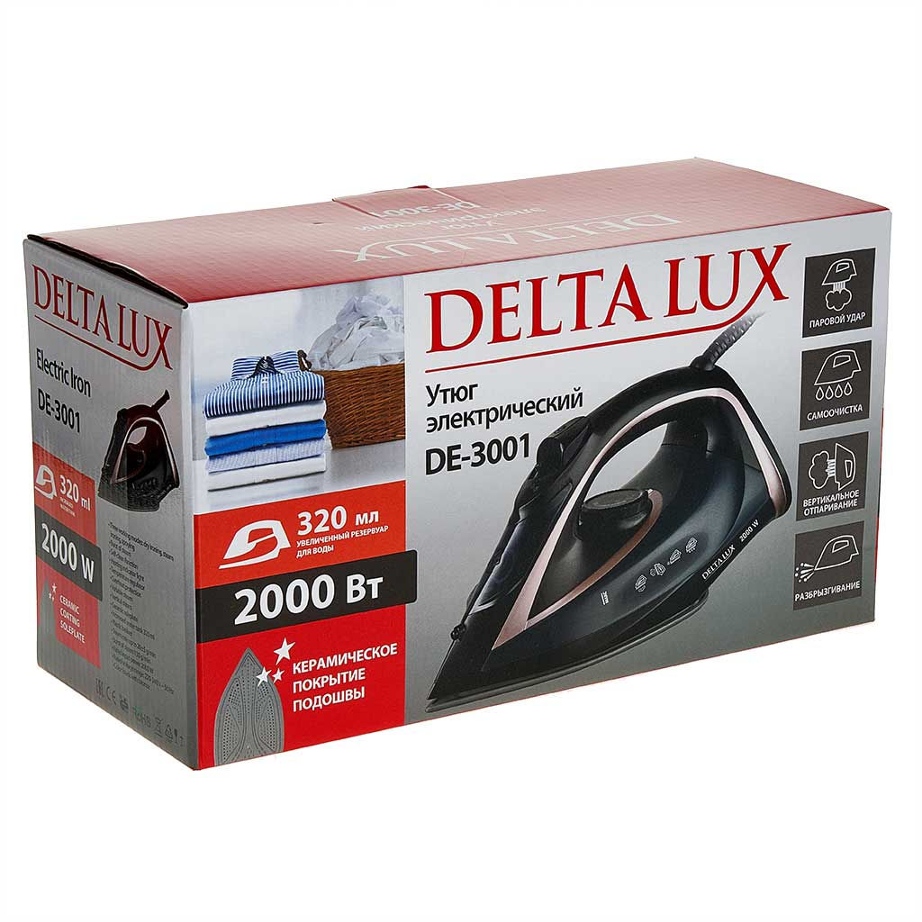 Утюг DELTA LUX DL-3001