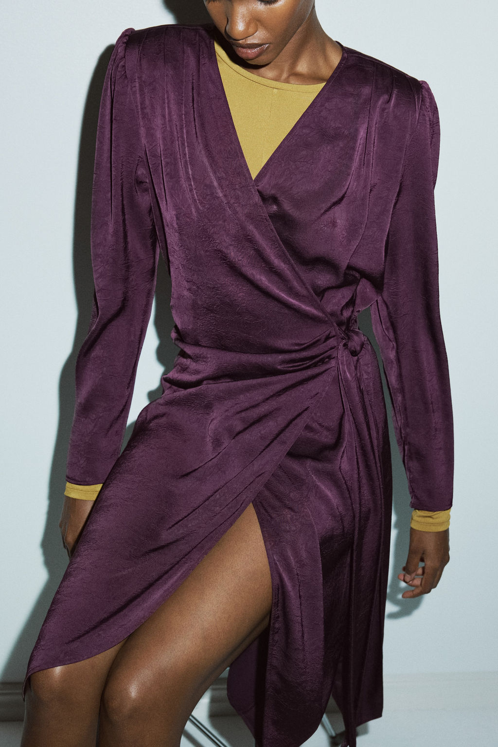 Vestido con detalle anudado - H&m фото 4