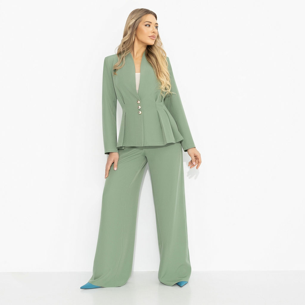 Брючный костюм женственный, Время знаков (2 в 1, дыхание леса) - Charutti фото 7