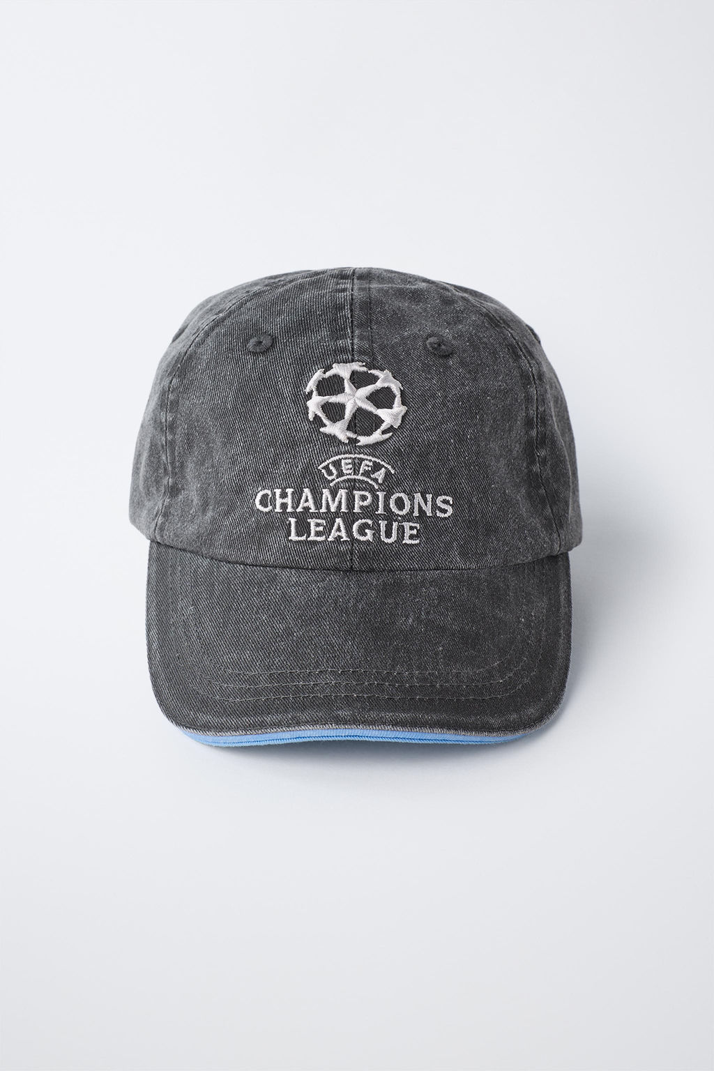 GORRA BORDADO UEFA CHAMPIONS LEAGUE ® / Gris antracita - Zara фото 4