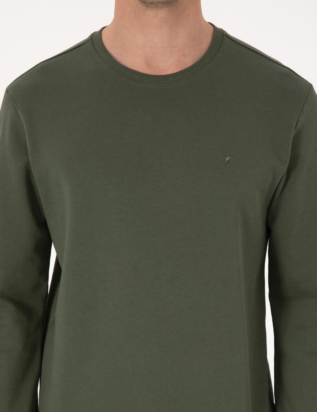 Haki Regular Fit Sweatshirt