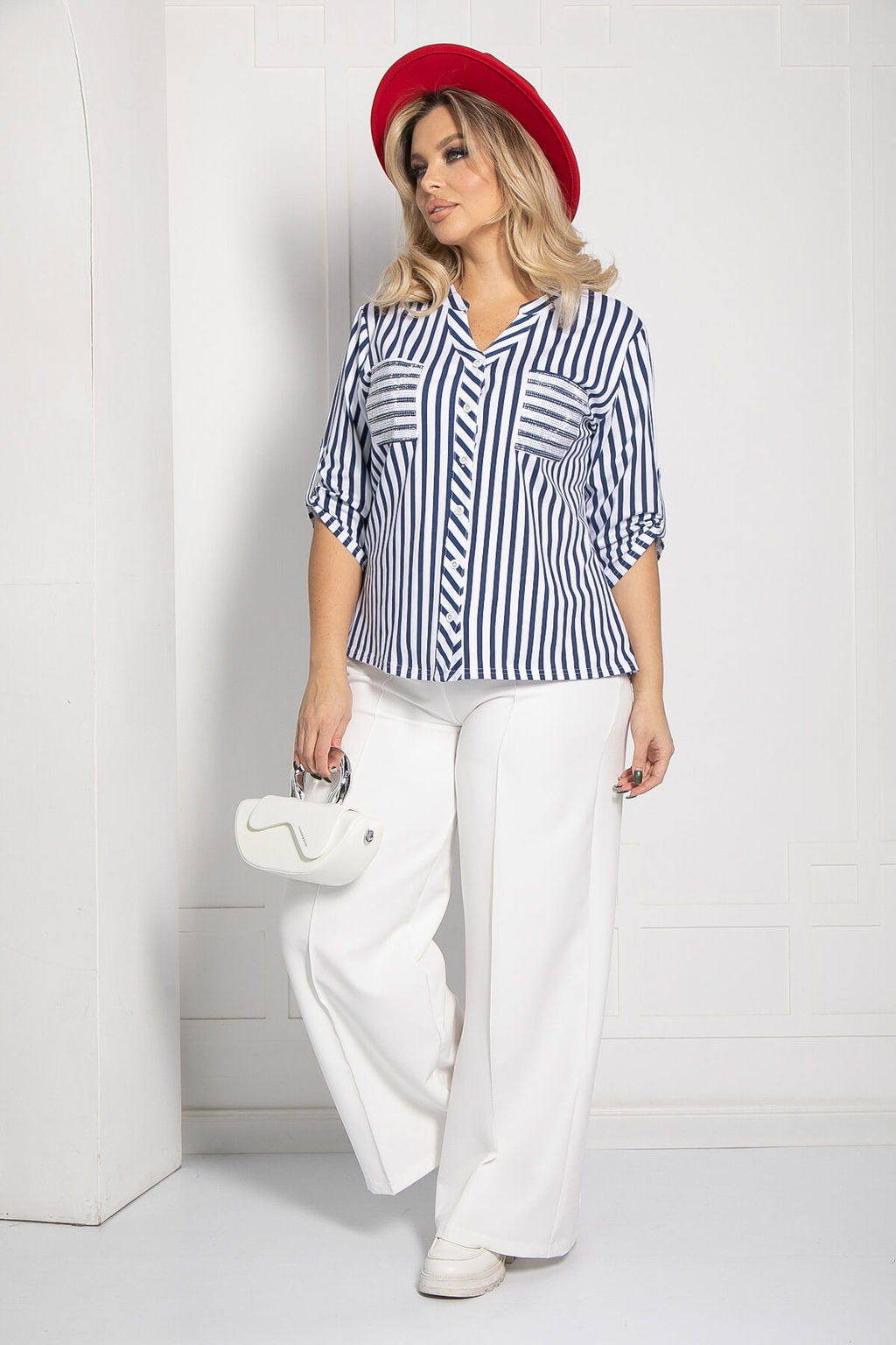 Брюки Мне по вкусу (белые) Б12685-13 - Lt collection фото 5