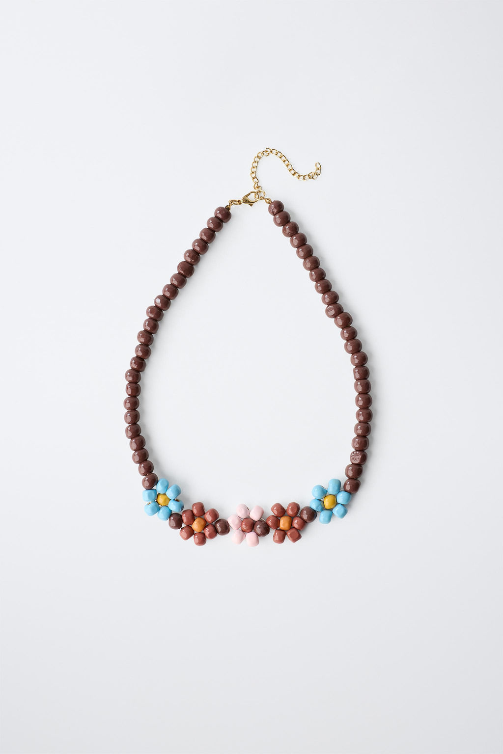 COLLAR ABALORIOS FLORES / Multicolor - Zara фото 4