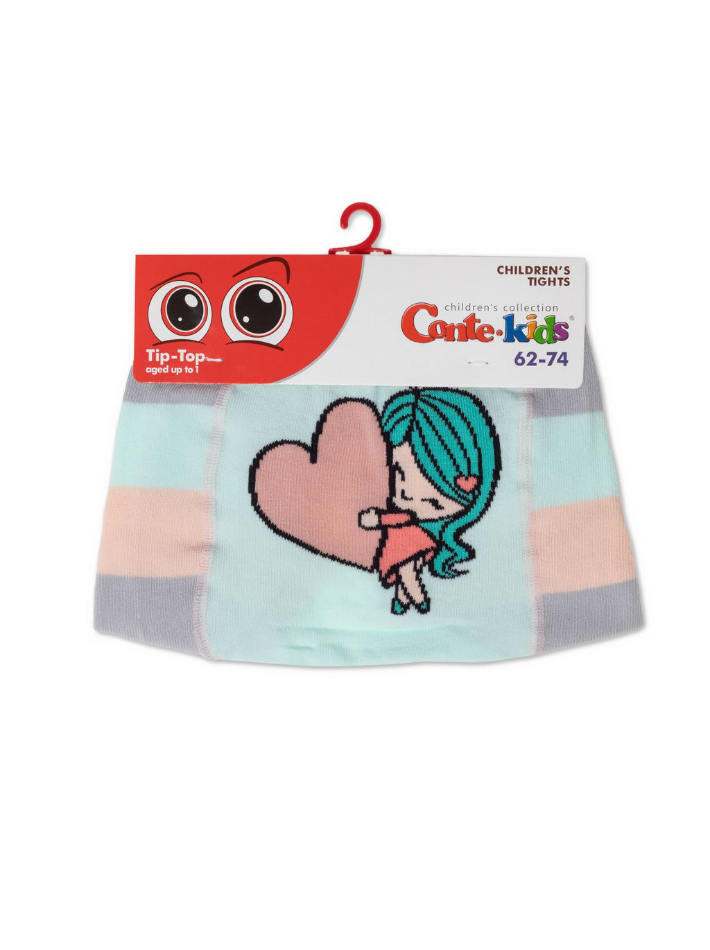 CONTE-KIDS TIP-TOP Хлопковые колготки бл.бирюзовый - Conte elegant фото 6