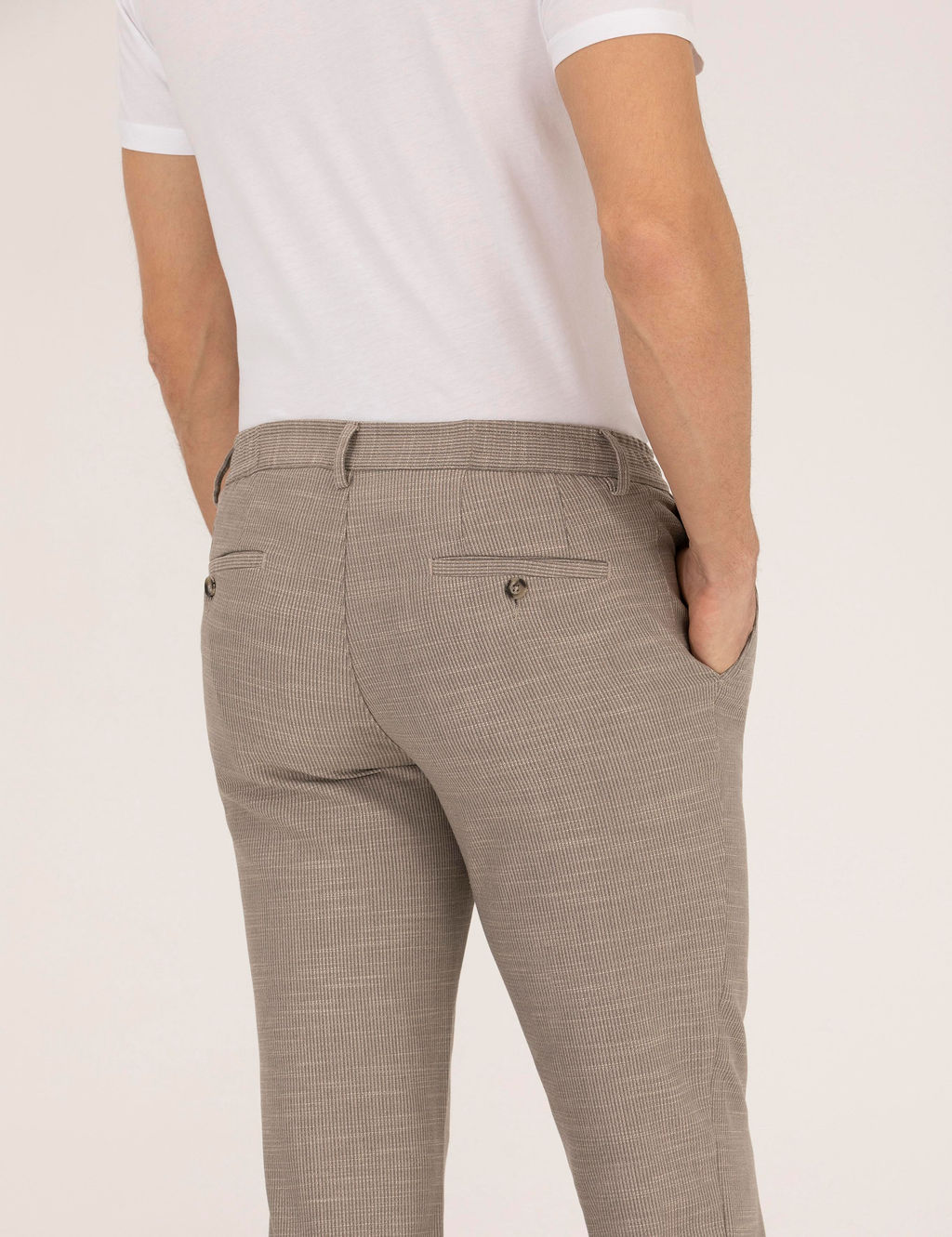 A__k Kahverengi Ex. Slim Fit Kuma_ Pantolon - Pierre cardin фото 7