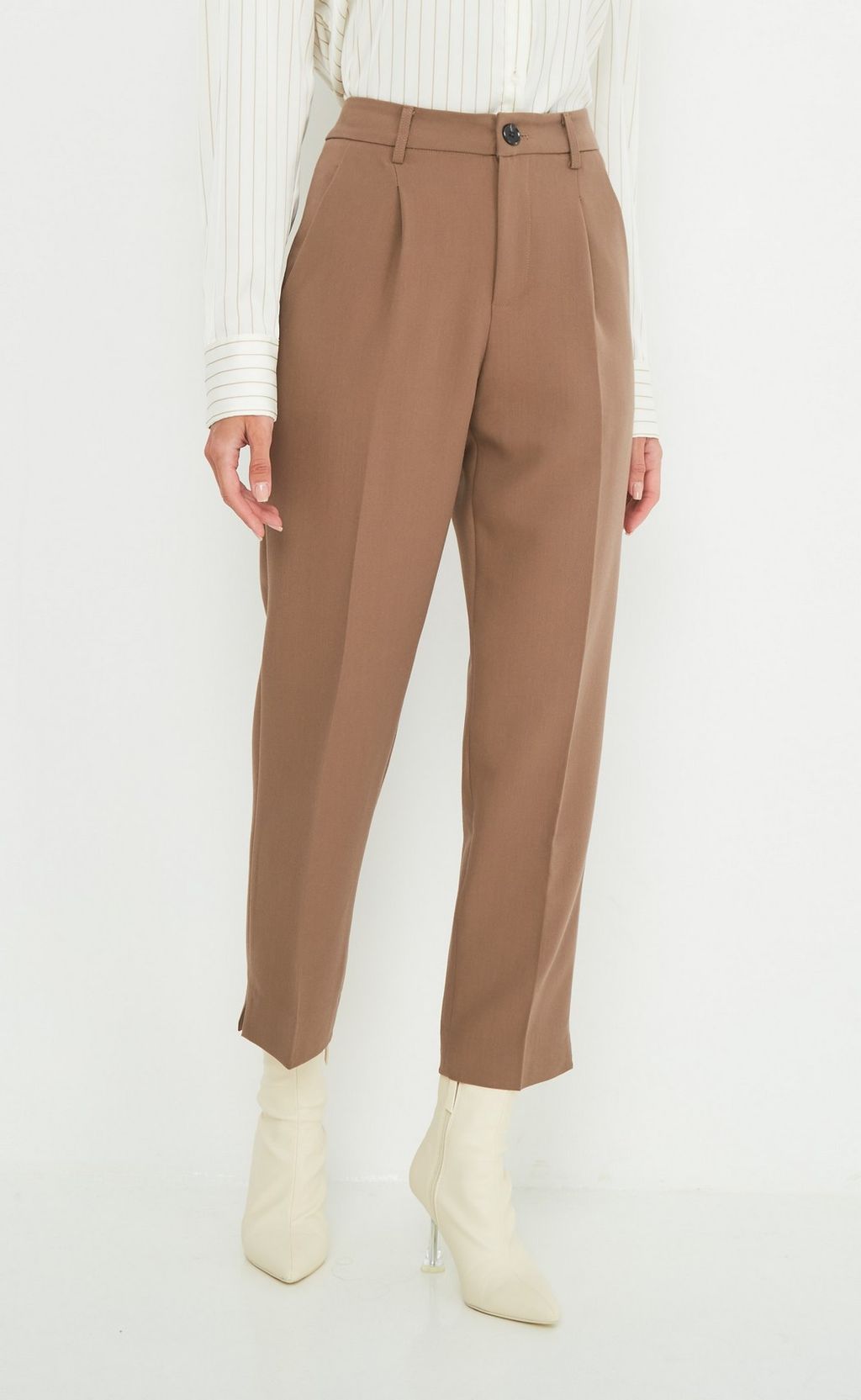 Брюки F222-0822 beige - Fine joyce фото 4