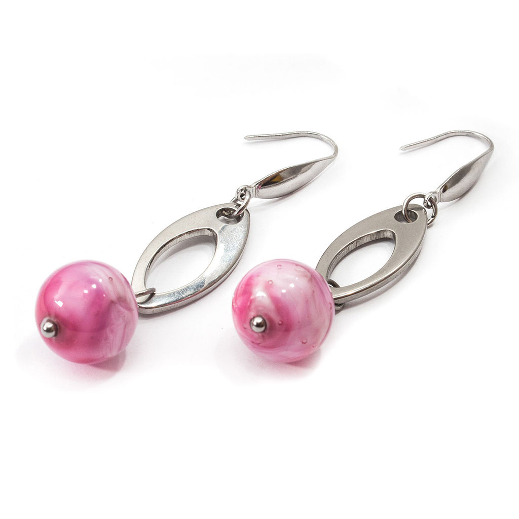 Серьги из муранского стекла FLEUR LS2899 - Vloes фото 3