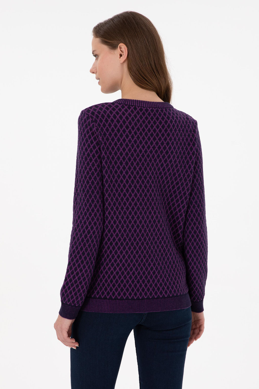 Женский темно-синий свитер Дополнительная скидка 11% в корзине - U.s. polo assn фото 5