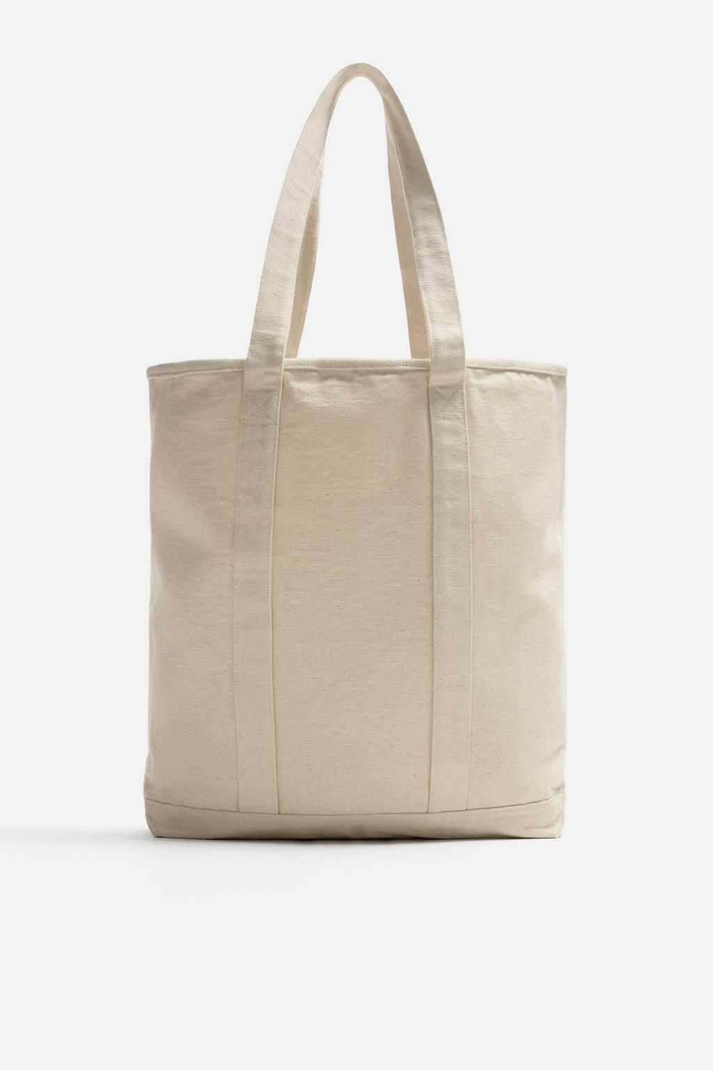 FABRIC SHOPPER BAG - Zara фото 13