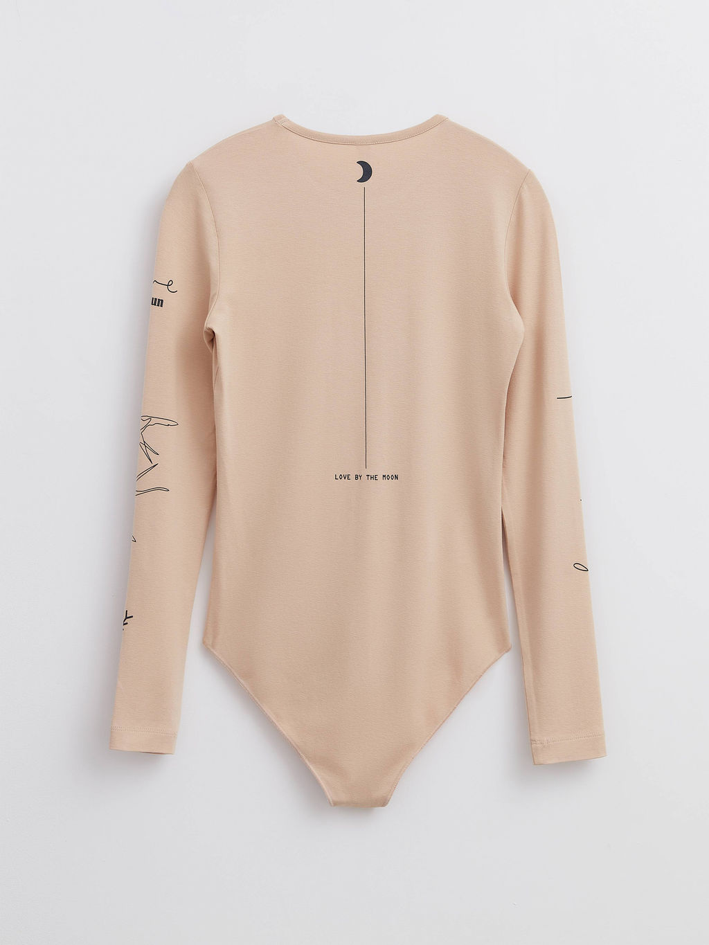 CONTE Боди с тату-рисунками из лимитированной коллекции LBD 1161 natural