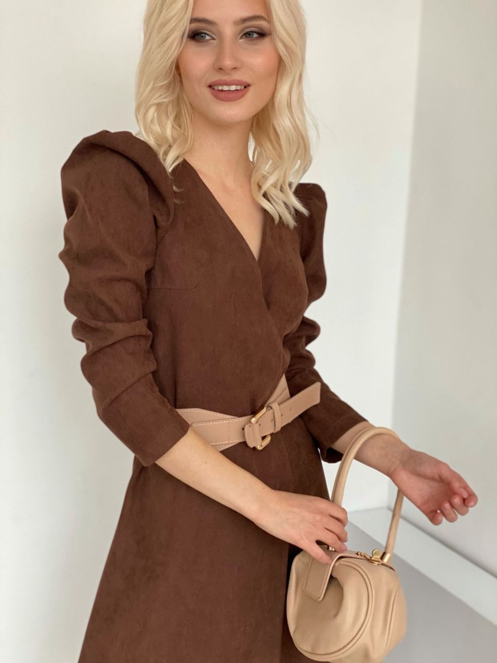 Платье с запахом черное - Martichelli фото 25