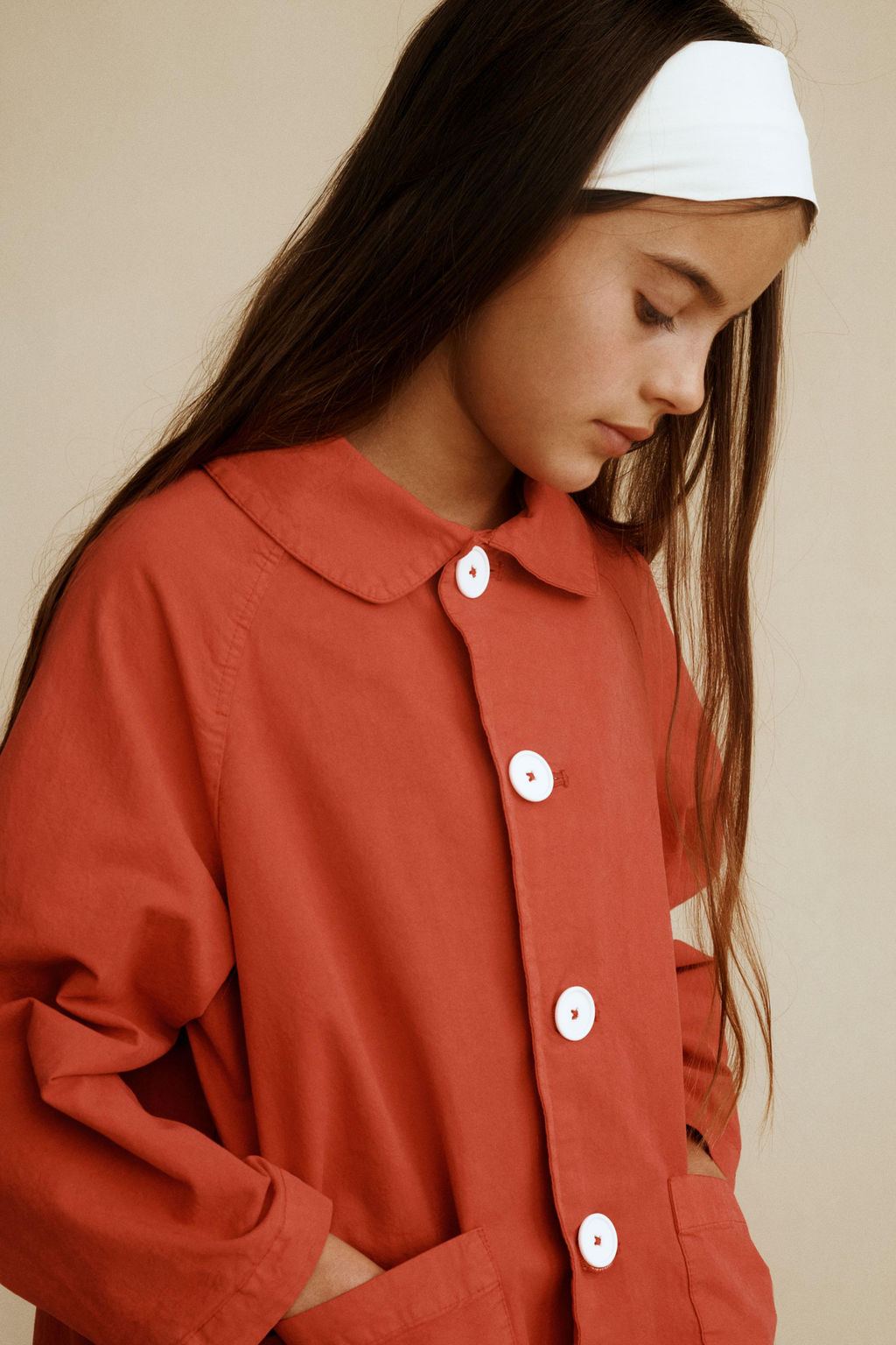 TRENCH LARGO CREATED BY CARAMEL LONDON X ZARA / Rojo  фото 6