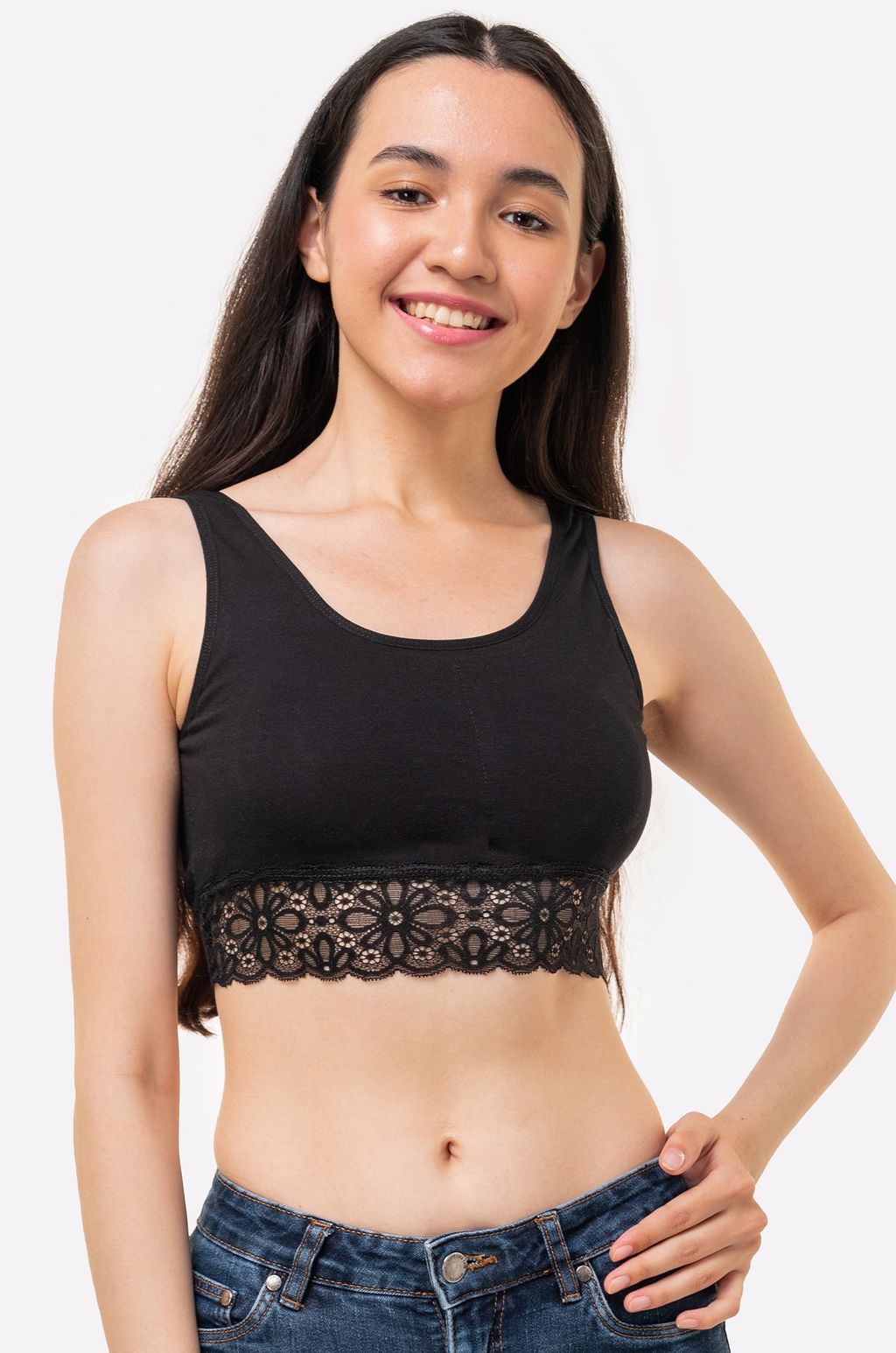 Майка-топ для девочки на поролоновом подкладе Donella  фото 3