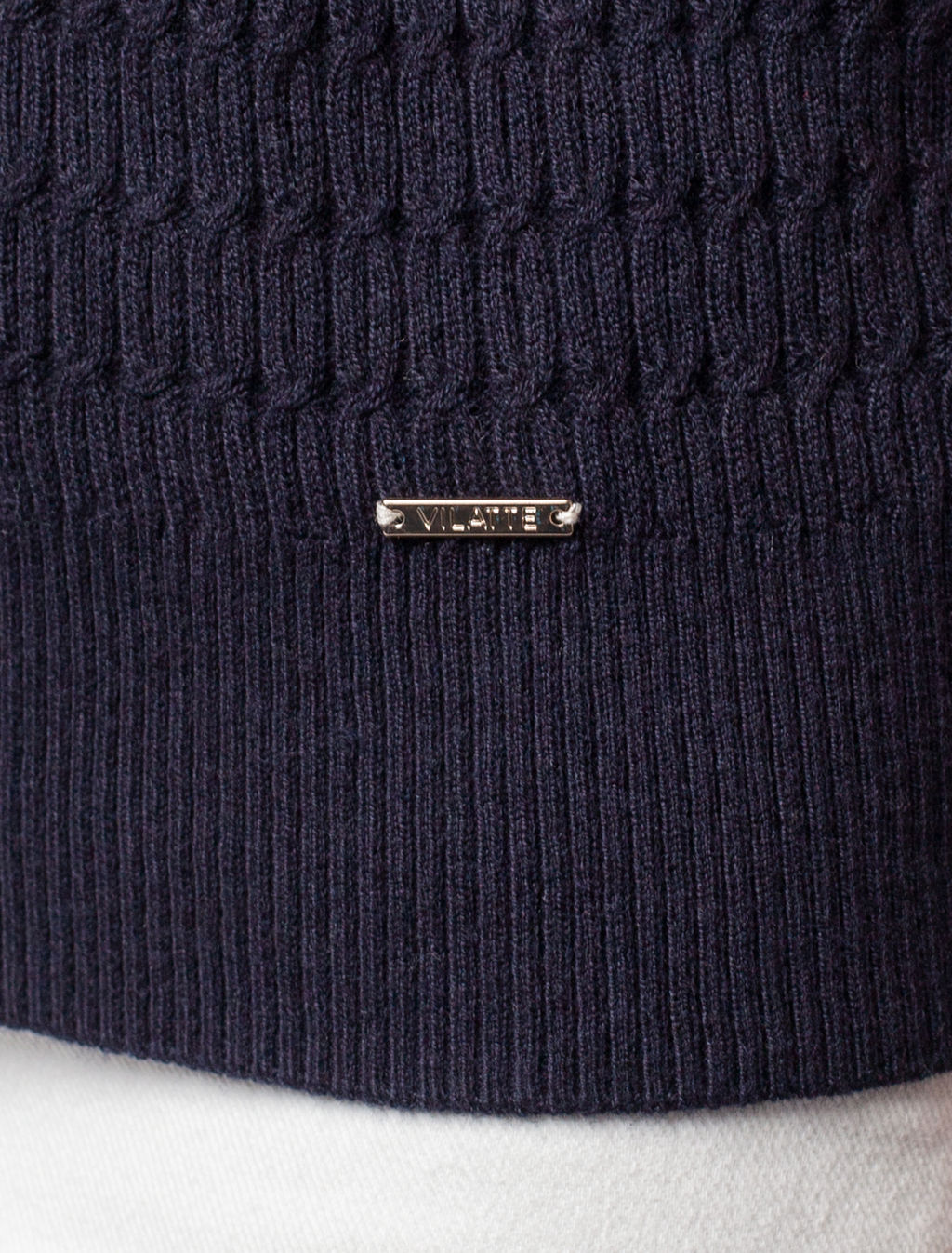 VILATTE / Джемпер фактурной вязки из вискозы фото 2