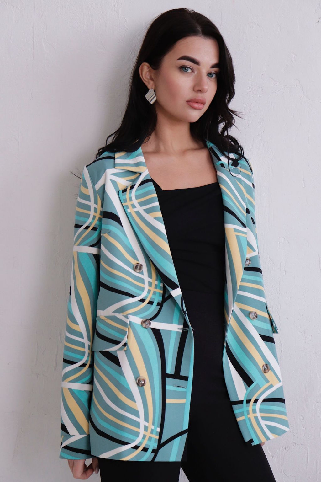 Двубортный жакет с английским воротником - Martichelli фото 194