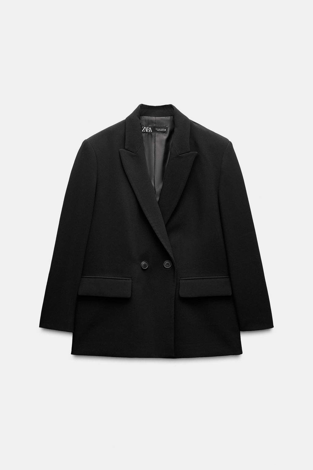 OVERSIZE DOUBLE-BREASTED BLAZER - Zara фото 6