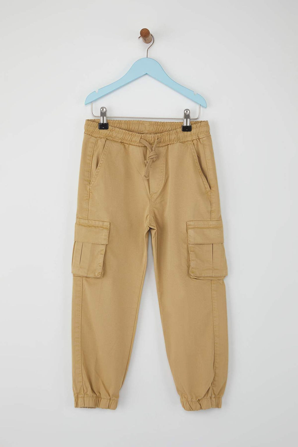 Bej 100% Pamuk Duz/Basic Gabardin Dokuma Erkek Cocuk Okul Pantolonu TKDAW26PL00001 - Trendyolmilla фото 2