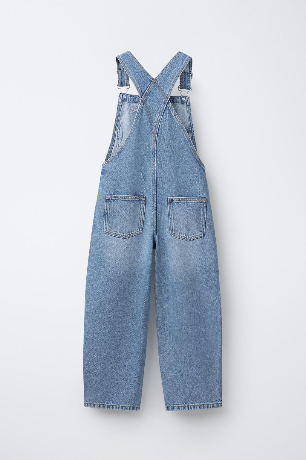 PETO DENIM LARGO / Azul claro - Zara фото 5