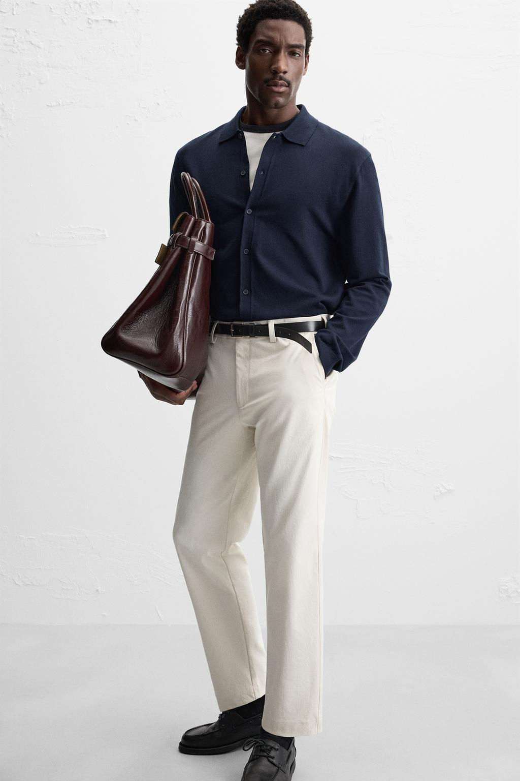 QUICK DRY CHINO TROUSERS - Zara фото 5