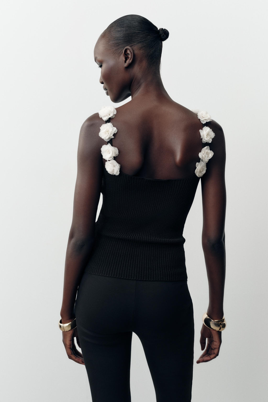 FLORAL KNIT TOP - Zara фото 3