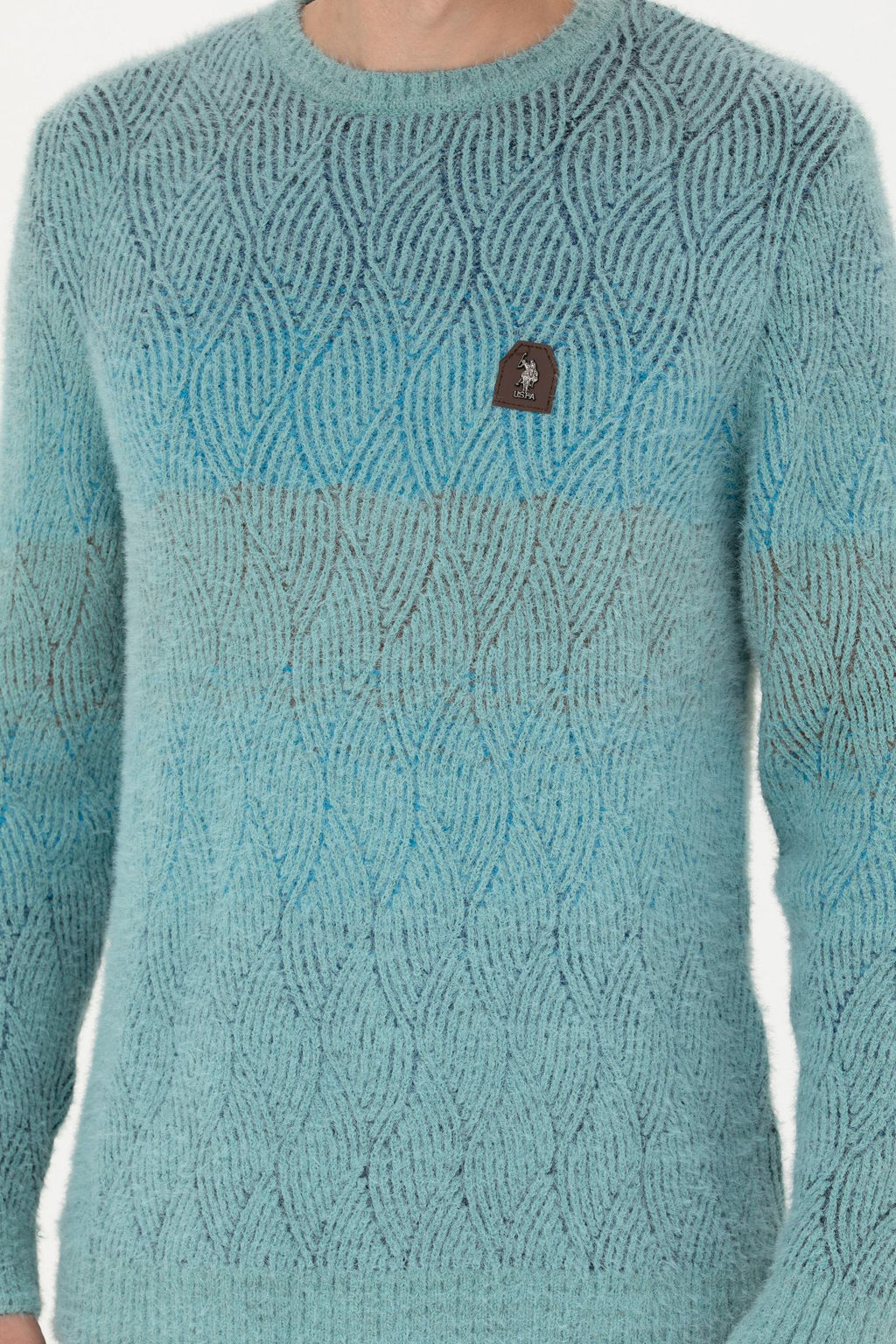 Мужской мятный свитер - U.s. polo assn фото 20