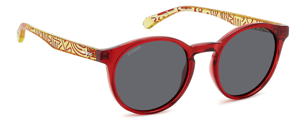 Солнцезащитные очки Polaroid Kids PLD 8061/S Красный, детские  фото 3