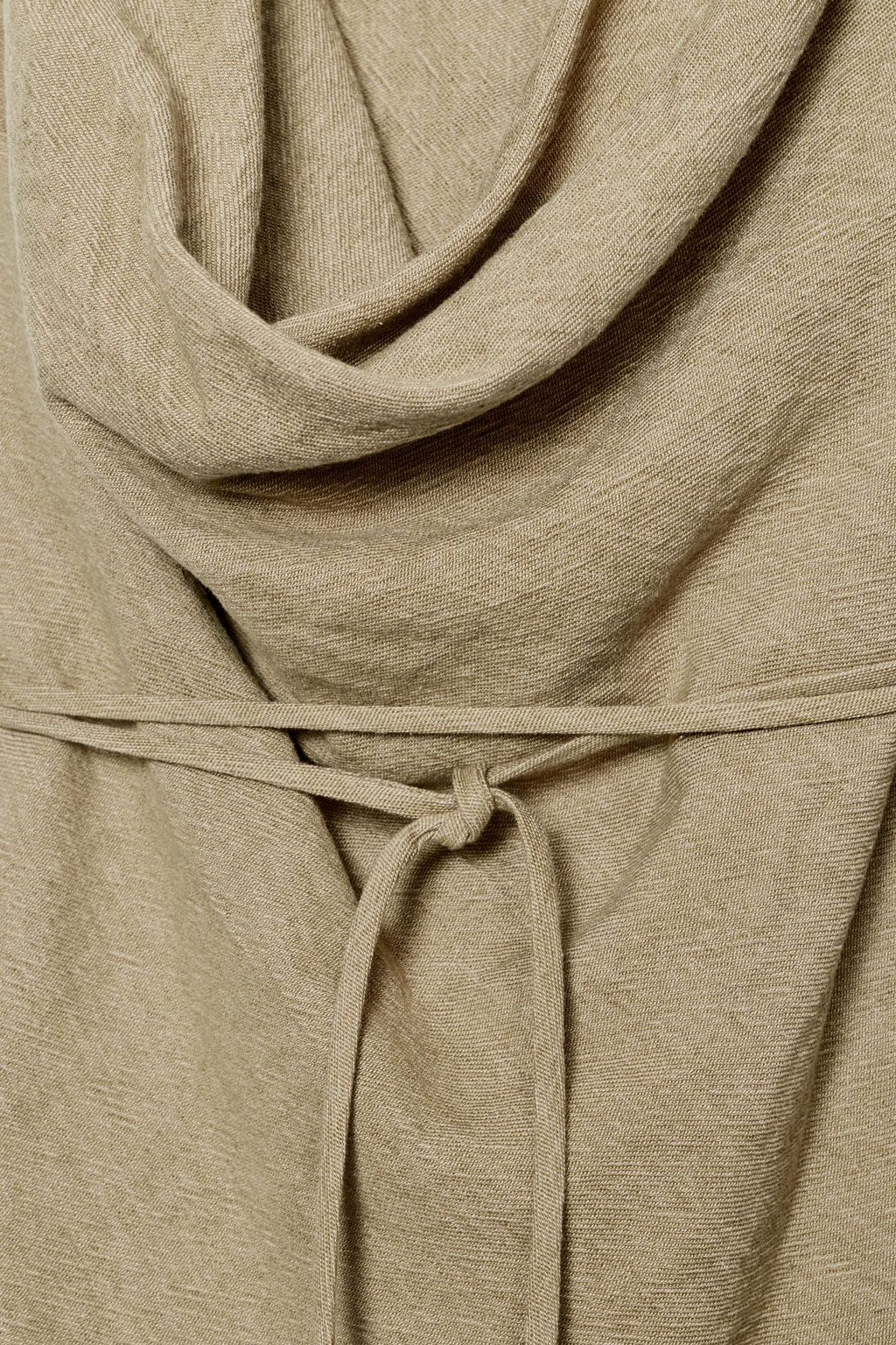 TOP CON LINO CINTUR?N ZW COLLECTION / Khaki - Zara фото 6