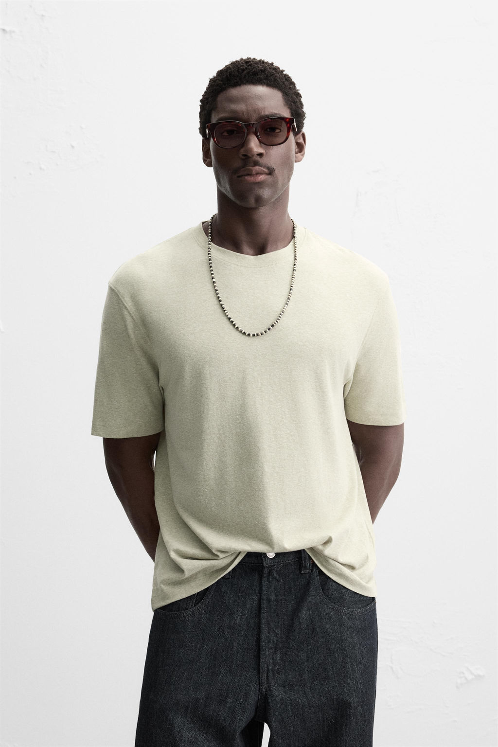 TEXTURED T-SHIRT - Zara фото 2