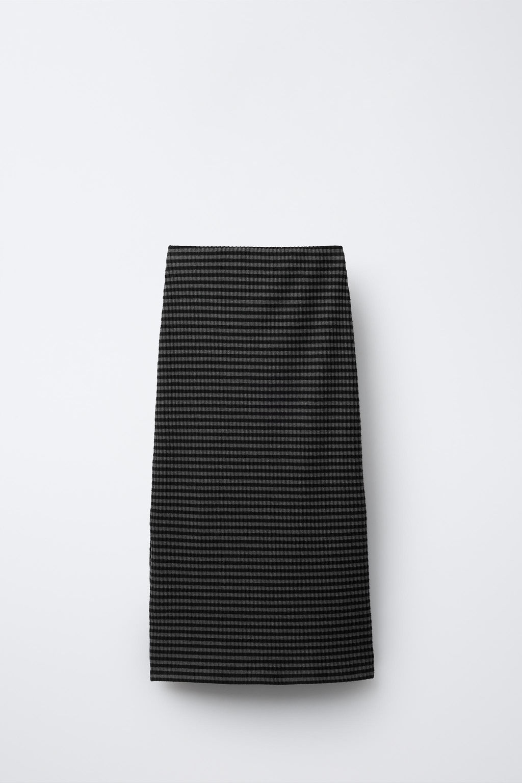 STRIPED TEXTURED MIDI SKIRT - Zara фото 2