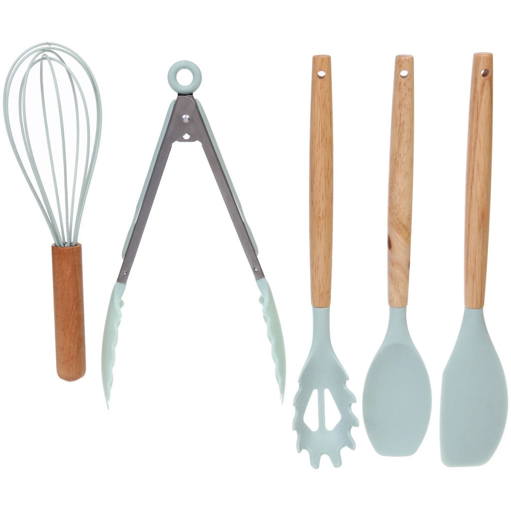 Набор кухонных принадлежностей 12шт "Felicita" мятный