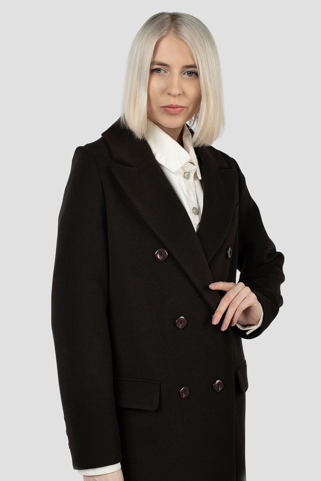 01-11427 Пальто женское демисезонное - El podio фото 6