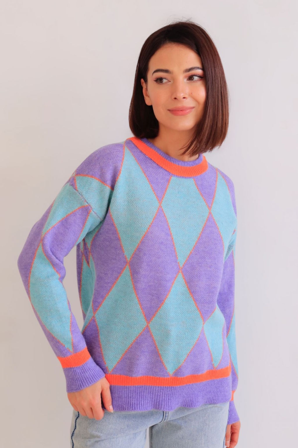 Martichelli Джемпер с ромбами  фото 5