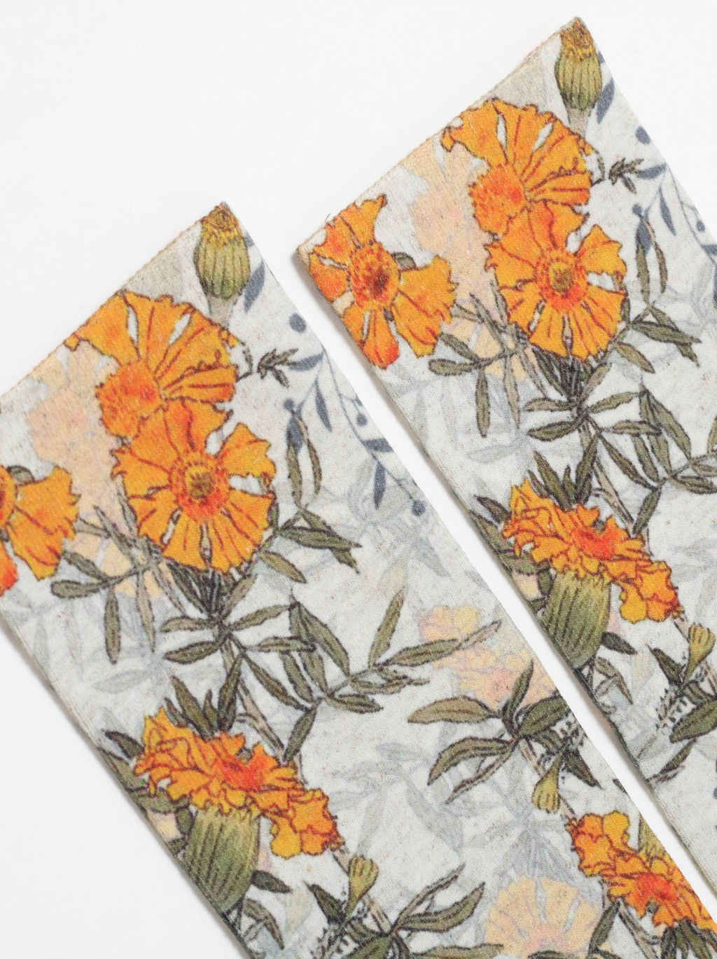 Цена за 2 пары. Носки Классические CONTE Носки с принтом FANTASY из смесовой пряжи с хлопком и льном желтый - Conte elegant фото 4