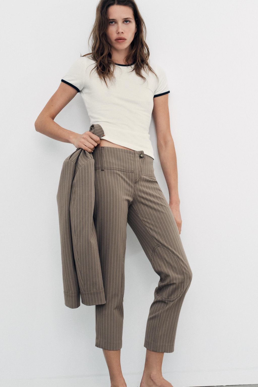 PINSTRIPED CAPRIS - Zara фото 12