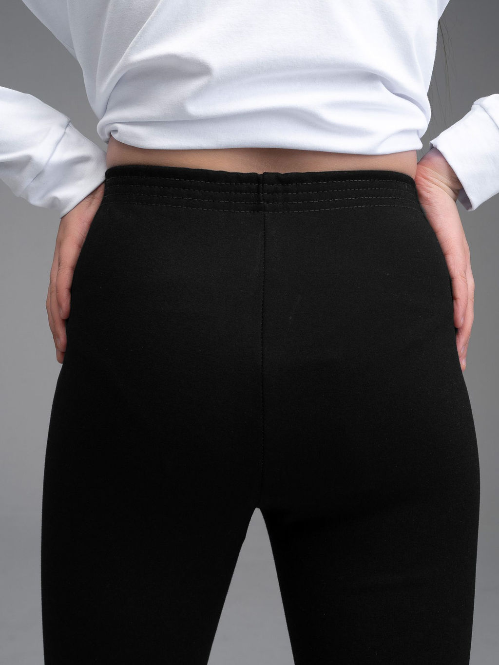 Брюки с начёсом утеплённые